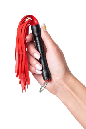 Флоггер плеть красно-черная Anonymo